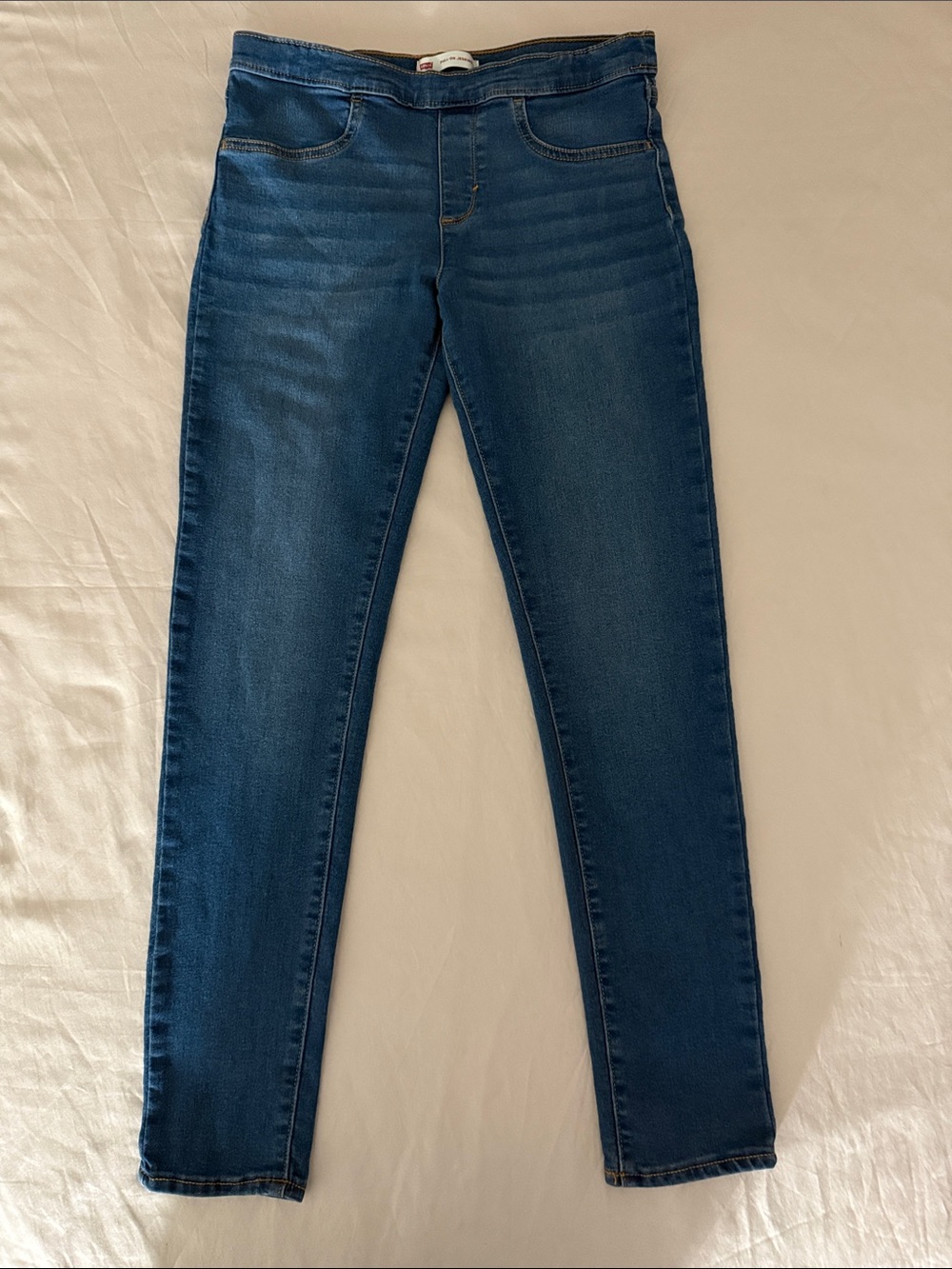 Levi's Navy Skinny Jeans - Picture 1 of 7